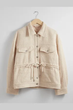& OTHER STORIES Tweed Drawstring Jacket
