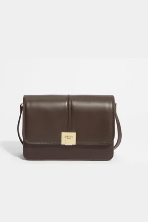 & OTHER STORIES Classic Leather Shoulder Bag