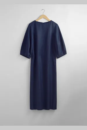 & OTHER STORIES Boat-Neck Midi Dress