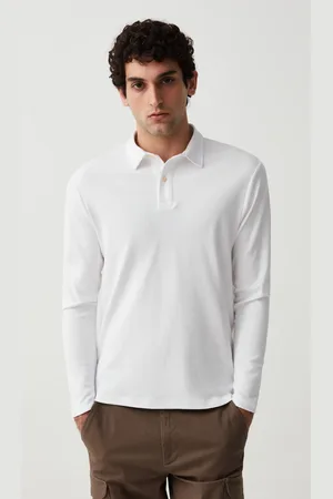 OVS OVS , Polo A Maniche Lunghe In Cotone, Uomo