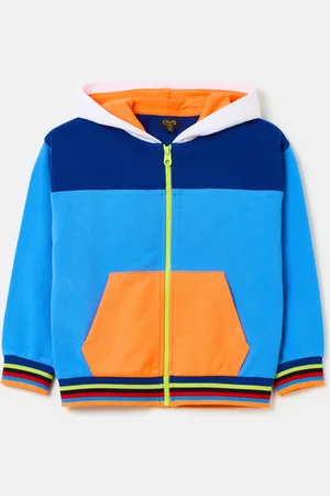 OVS Full-zip Color Block Con Cappuccio, Bambino