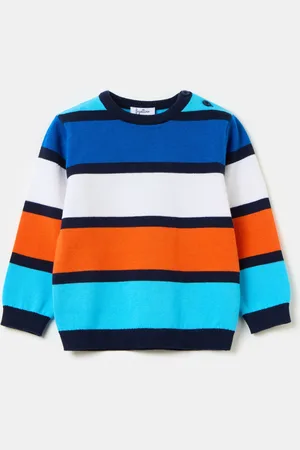 FAGOTTINO Pullover In Cotone A Righe, Bambino
