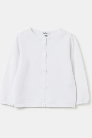FAGOTTINO Cardigan Con Trama Traforata, Bambina