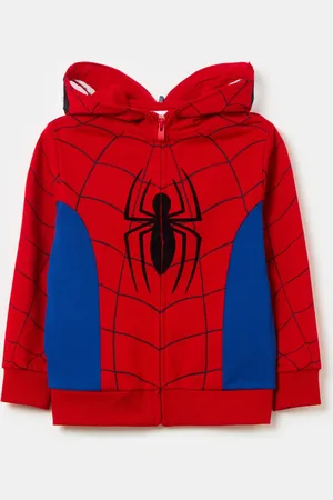 OVS Full-zip Con Cappuccio Stampa Spider-man, Bambino