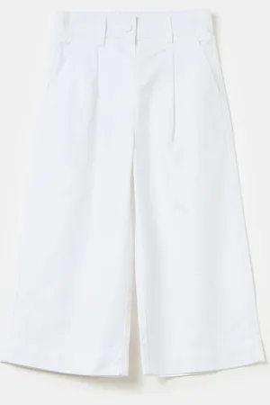 OVS Pantaloni In Twill Di Cotone E Lyocell, Bambina