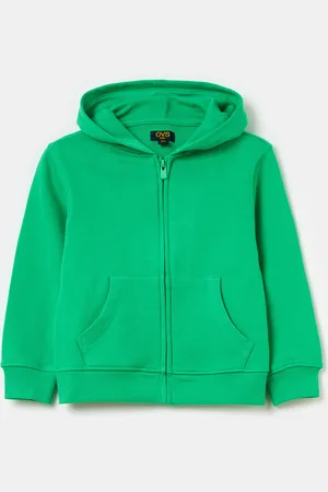 OVS Full-zip Essential In Cotone Bio Con Cappuccio, Bambino