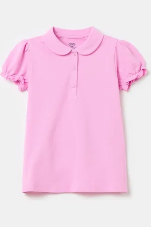 OVS Polo In Cotone Piquet Con Rouche, Bambina