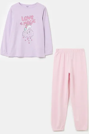 OVS Pigiama In Cotone Bio Con Stampa, Bambina