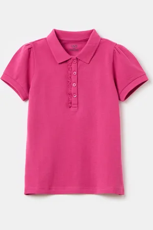 OVS Polo In Cotone Piquet Con Rouche, Bambina