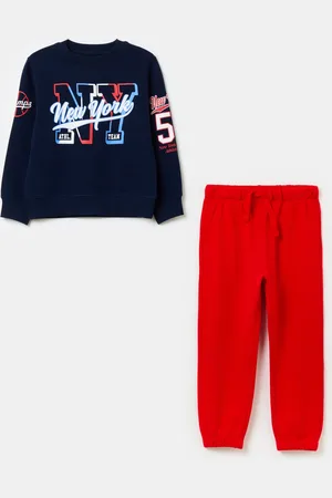 OVS Jogging Set In French Terry Con Stampa, Bambino