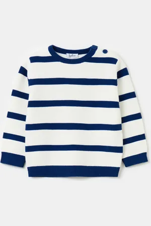 FAGOTTINO Pullover Girocollo A Righe, Bambino