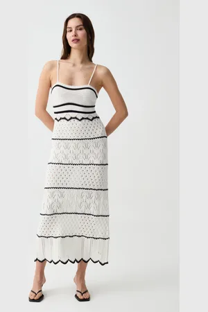 OVS OVS , Abito Lungo Crochet Con Spalline Sottili, Donna