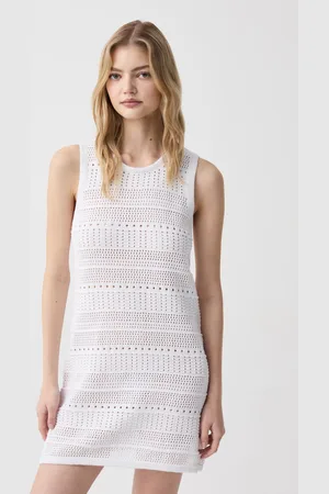 OVS OVS , Abito Corto In Cotone Crochet, Donna