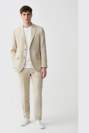 OVS OVS , Pantalone Slim Fit In Lino Tinta Unita, Uomo