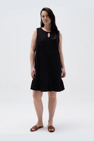 OVS Vestito Essential Corto Con Balza Curvy, Donna