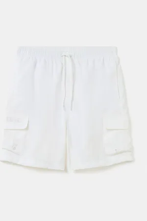 UTOPJA Cargo Swim Shorts White, Uomo
