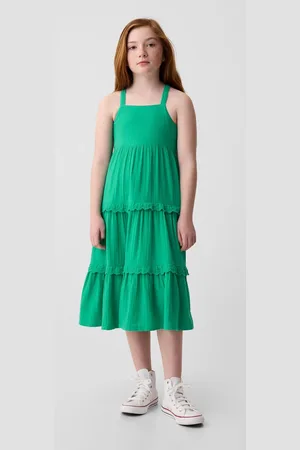 OVS Abito Midi Con Spalline Incrociate, Bambina