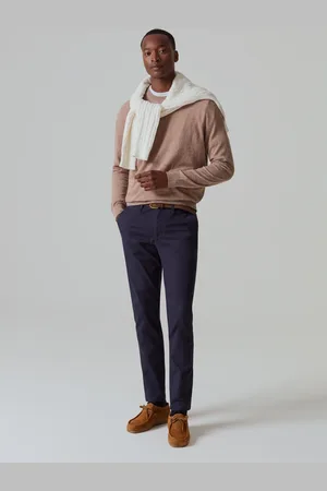 PIOMBO Pantalone Chino Slim Fit In Cotone Stretch, Uomo
