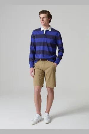 PIOMBO Bermuda Chino In Cotone, Uomo
