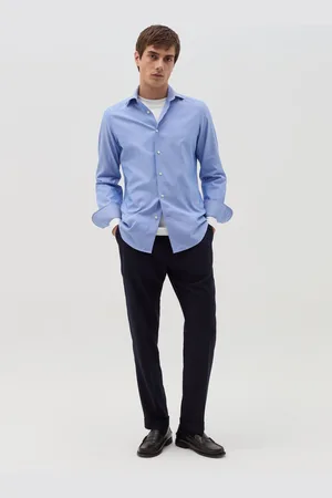 Camicia slim fit uomo ovs hot sale