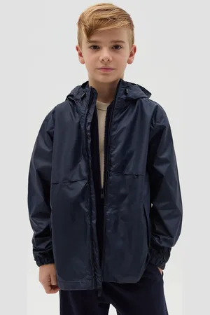 OVS Giacca Impermeabile Essential Con Cappuccio, Bambino