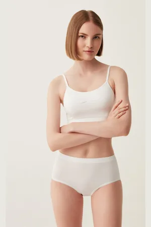 OVS OVS , Slip Classici In Microfibra Bianca, Donna