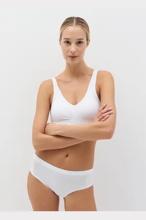 OVS OVS , Slip In Microfibra Bianca Con Elastico, Donna