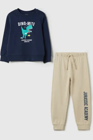 OVS Jogging Set In Felpa Con Stampa "jurassic Academy", Bambino