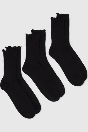 OVS OVS , Tripack Calze Corte Con Profilo Arricciato, Donna