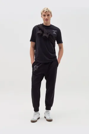 OVS Joggers In Felpa Con Stampa, Uomo
