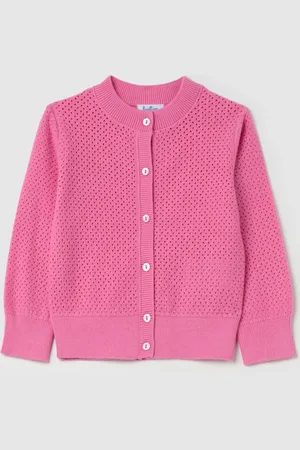 FAGOTTINO Cardigan Con Lavorazione Traforata, Bambina
