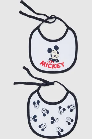 OVS Bipack Bavette In Cotone Con Stampa Topolino, Neonato