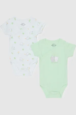 FAGOTTINO Bipack Body In Cotone Bio Con Stampa, Unisex