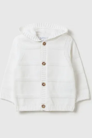 FAGOTTINO Cardigan In Cotone Con Cappuccio, Unisex