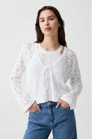 OVS OVS , Cardigan Crochet Con Laccetto, Donna