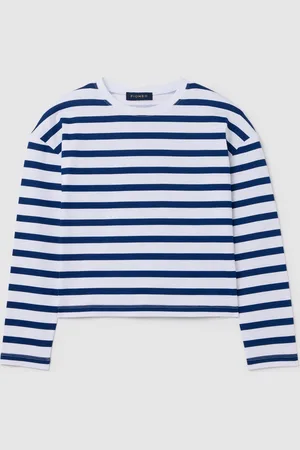 PIOMBO T-shirt Boxy Fit A Righe, Donna