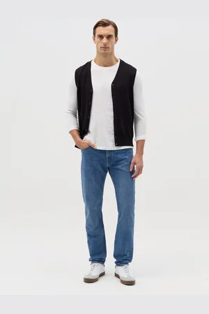 OVS OVS , Jeans Slim Fit In Cotone Cross Hatch, Uomo