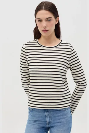 OVS OVS , T-shirt A Righe Con Lurex, Donna