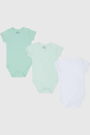 FAGOTTINO Tripack Body A Maniche Corte In Cotone Bio, Unisex