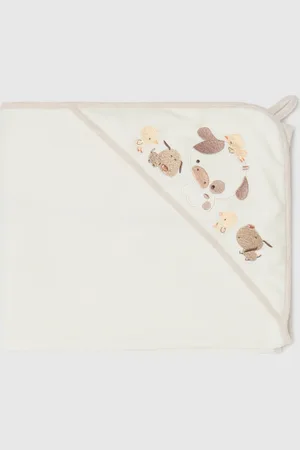 FAGOTTINO Accappatoio Con Ricamo Animali Della Fattoria, Unisex