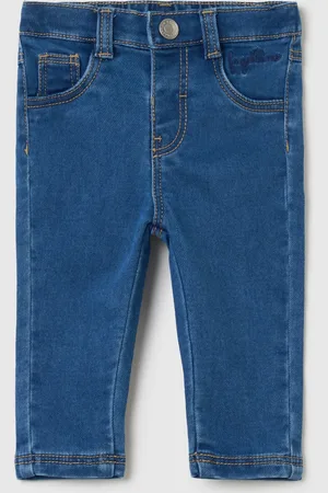 FAGOTTINO Jeans In French Terry Cinque Tasche, Neonato
