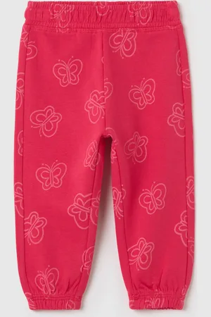 FAGOTTINO Joggers In Cotone Con Profili Elasticati E Stampa, Bambina
