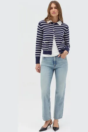 OVS OVS , Cardigan A Righe Con Bottoni Dorati, Donna