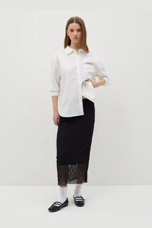 OVS Camicia Relaxed Fit Con Tasca A Ricamo, Donna