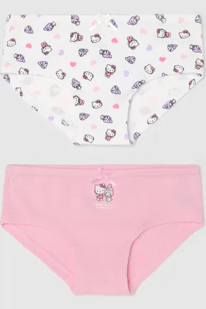OVS Bipack Culotte In Cotone Stretch Stampa Hello Kitty, Bambina