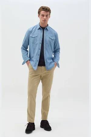 OVS OVS , Pantalone Chino Slim Fit In Cotone Stretch, Uomo
