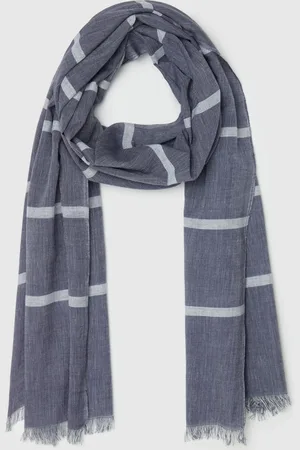 OVS OVS , Pashmina Sfrangiata A Righe Orizzontali, Uomo
