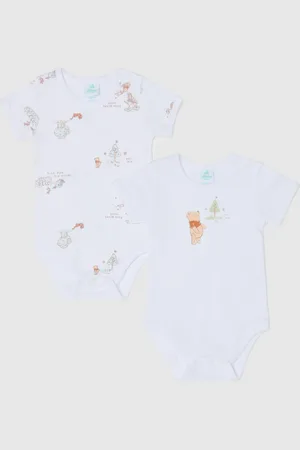 OVS Bipack Body In Cotone Bio Stampa Winnie The Pooh, Unisex