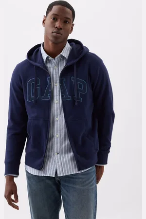 GAP Full-zip In Felpa Con Ricamo Logo, Uomo