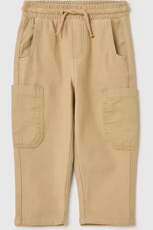 FAGOTTINO Pantaloni Cargo In Cotone Con Coulisse, Bambino